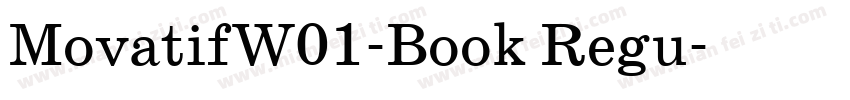 MovatifW01-Book Regu字体转换